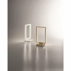 Luminaires Fabas Luce Éclairage Led|Lampe à poser Fabas Luce Bard LED Blanc, 1 lumière