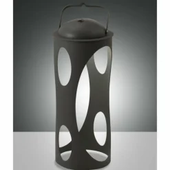 Lampe à poser Fabas Luce Caddy LED Anthracite, 1 lumière