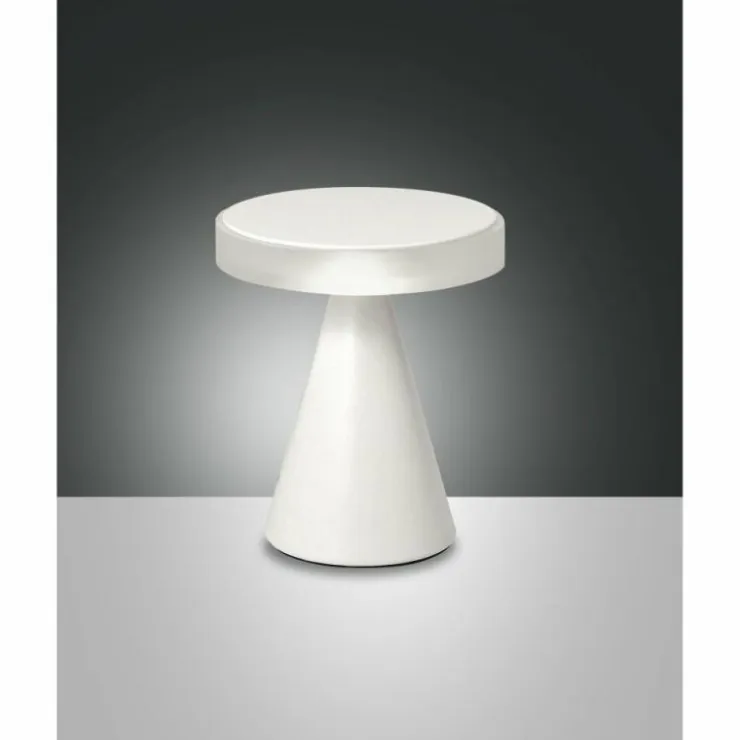 Luminaires Fabas Luce Lampes À Poser|Lampe à poser Fabas Luce Neutra LED Blanc, 1 lumière