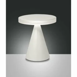 Luminaires Fabas Luce Éclairage Led|Lampe à poser Fabas Luce Neutra LED Blanc, 1 lumière