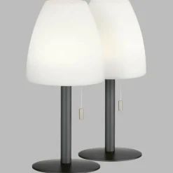 Lampe à poser FHL easy Fiumara LED Noir, 1 lumière, Télécommandes, Changeur de couleurs