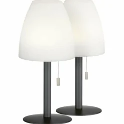 Lampe à poser FHL easy Fiumara LED Noir, 1 lumière, Télécommandes, Changeur de couleurs
