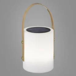 Lampe à poser FHL-easy Bari LED Blanc, 1 lumière, Télécommandes, Changeur de couleurs