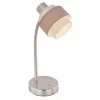 Luminaires Globo Lighting Lampes À Poser|Lampe à poser Globo ASHGAAN Nickel mat, 1 lumière