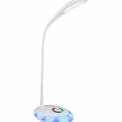 Luminaires Globo Lighting Éclairage Led|Lampe à poser Globo MINEA LED Blanc, 1 lumière, Changeur de couleurs