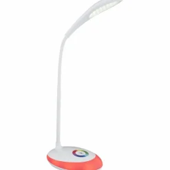 Luminaires Globo Lighting Éclairage Led|Lampe à poser Globo MINEA LED Blanc, 1 lumière, Changeur de couleurs