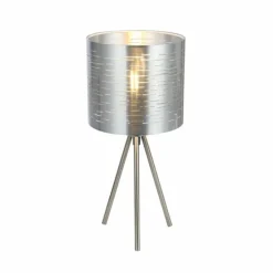 Luminaires Globo Lighting Lampes À Poser|Lampe à poser Globo MURCIA Nickel mat, 1 lumière