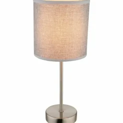 Luminaires Globo Lighting Lampes À Poser|Lampe à poser Globo Nickel mat, 1 lumière