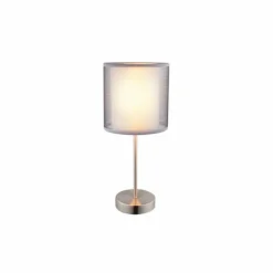 Luminaires Globo Lighting Lampes À Poser|Lampe à poser Globo Nickel mat, 1 lumière