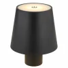 Lampe à poser Globo VANNIE LED Noir, Blanc, 1 lumière
