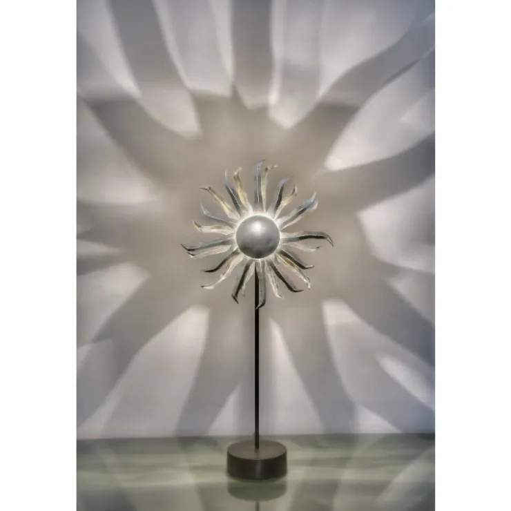 Luminaires Holländer Lampes À Poser|Lampe à poser Holländer SONNE Noir, Argenté, 6 lumières