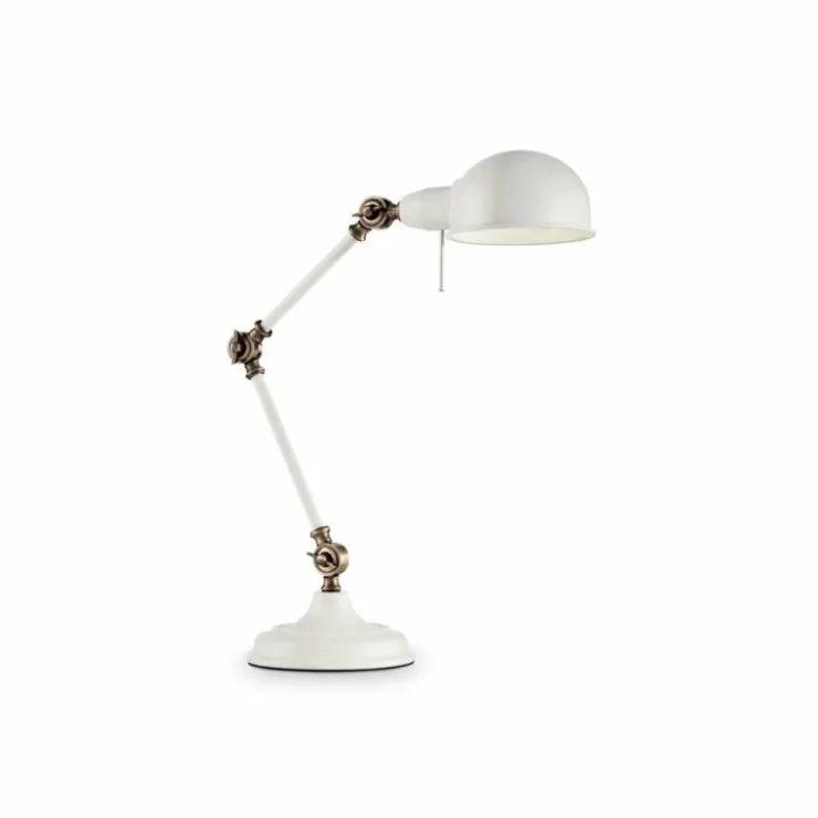 Luminaires Ideallux Lampes À Poser|Lampe à poser Ideal Lux TRUMAN Blanc, 1 lumière