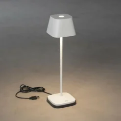 Lampe à poser Konstsmide Capri LED Blanc, 1 lumière