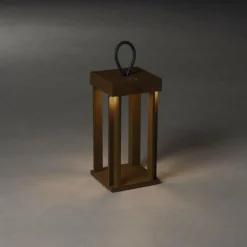 Lampe à poser Konstsmide Cannes LED Rouille, 5 lumières