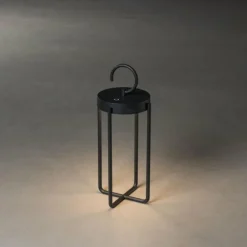 Lampe à poser Konstsmide Manorola LED Noir, 1 lumière