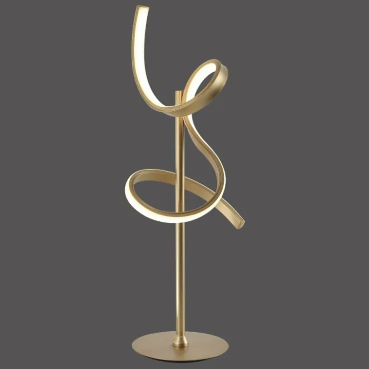 Luminaires Leuchten Direkt Éclairage Led|Lampe à poser Leuchten Direkt CURLS LED Laiton, 1 lumière