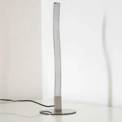Luminaires Leuchten Direkt Éclairage Led|Lampe à poser Leuchten-Direkt Wave LED Acier inoxydable, 1 lumière