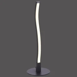 Luminaires Leuchten Direkt Éclairage Led|Lampe à poser Leuchten-Direkt WAVE LED Noir, 1 lumière