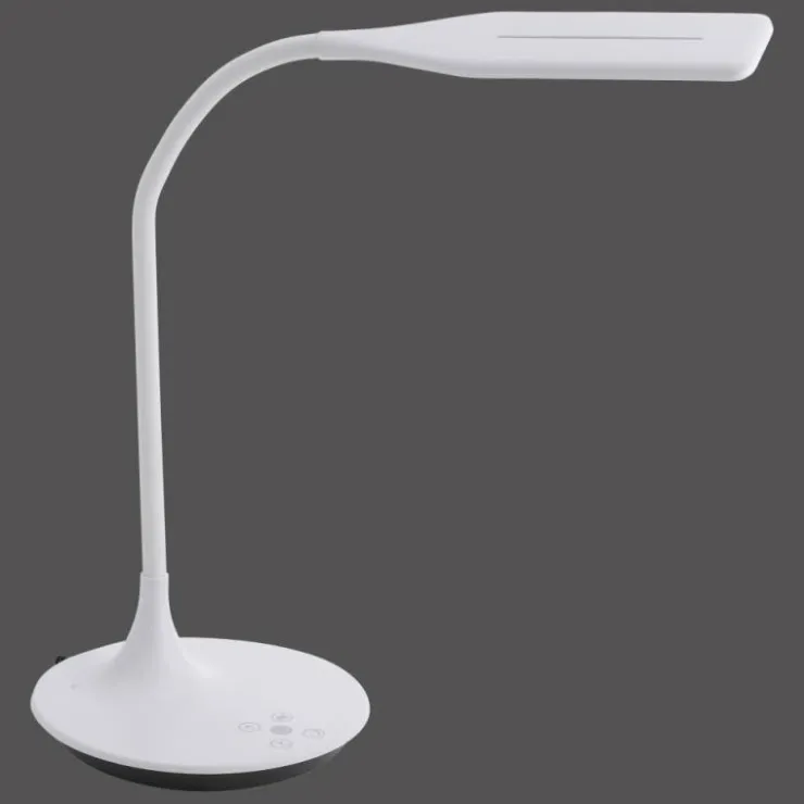 Luminaires Leuchten Direkt Éclairage Led|Lampe à poser Leuchten-Direkt RAFAEL LED Blanc, 1 lumière, Détecteur de mouvement
