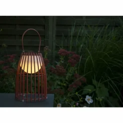Lampe à poser Lucide FJARA LED Rouille, 1 lumière