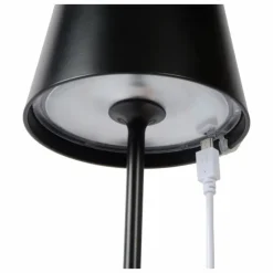 Lampe à poser Lucide JUSTIN LED Noir, 1 lumière
