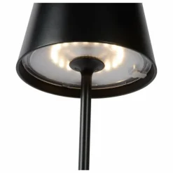 Lampe à poser Lucide JUSTIN LED Noir, 1 lumière