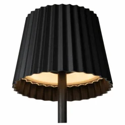 Lampe à poser Lucide JUSTINE LED Noir, 1 lumière