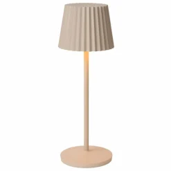 Lampe à poser Lucide JUSTINE LED Beige, 1 lumière
