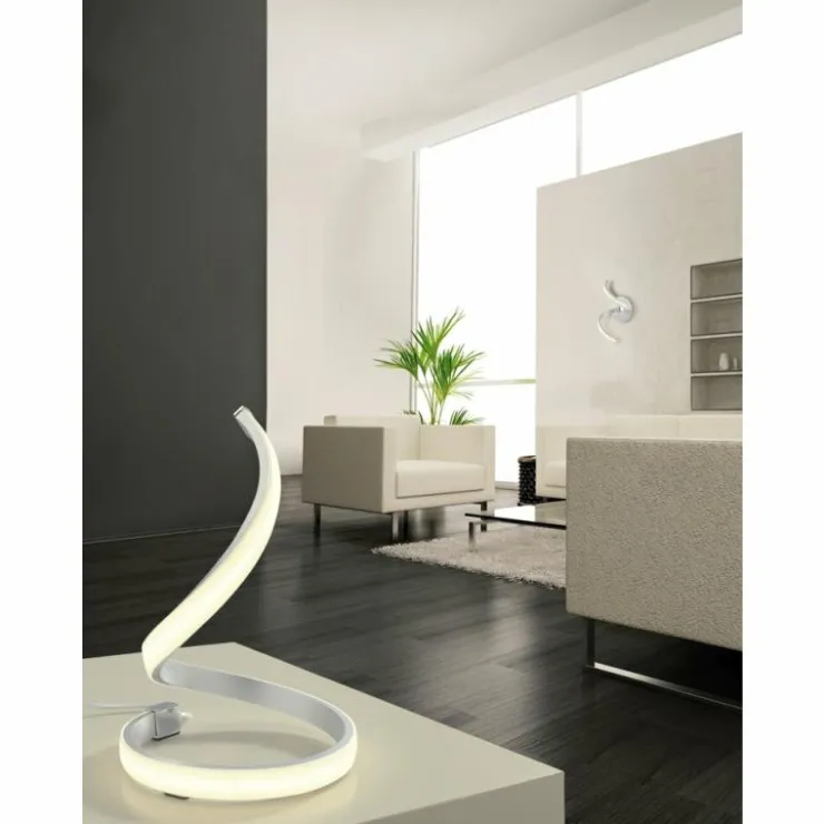Luminaires Mantra Éclairage Led|Lampe à poser Mantra NUR LED Chrome, 1 lumière