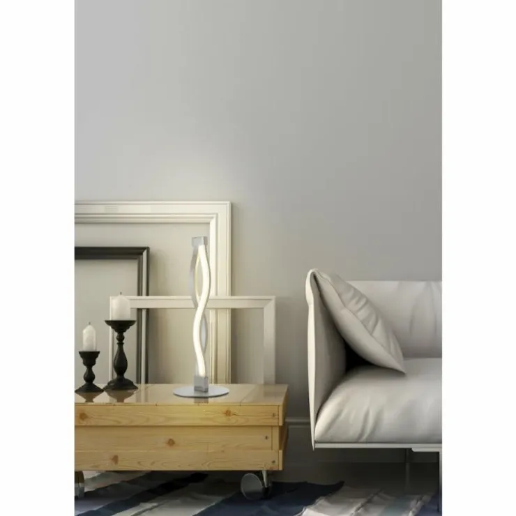 Luminaires Mantra Éclairage Led|Lampe à poser Mantra SAHARA LED Chrome, 1 lumière