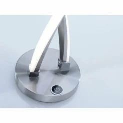 Luminaires Paul Neuhaus Éclairage Led|Lampe à poser Paul Neuhaus POLINA LED Acier inoxydable, 1 lumière