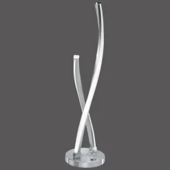 Luminaires Paul Neuhaus Éclairage Led|Lampe à poser Paul Neuhaus POLINA LED Acier inoxydable, 1 lumière