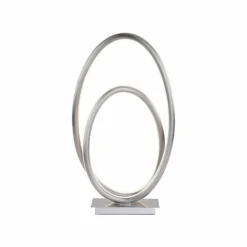 Lampe à poser Paul Neuhaus Q-NEVIO LED Nickel mat, 1 lumière, Télécommandes