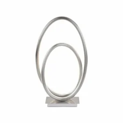 Lampe à poser Paul Neuhaus Q-NEVIO LED Nickel mat, 1 lumière, Télécommandes