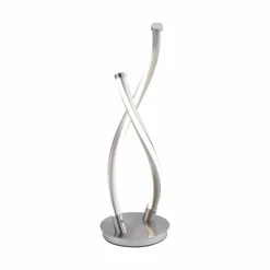 Lampe à poser Paul Neuhaus Q-MALINA LED Acier inoxydable, 2 lumières, Télécommandes