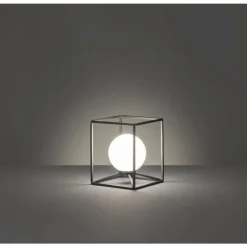 Luminaires Reality Lampes À Poser|Lampe à poser Reality GABBIA Noir, 1 lumière