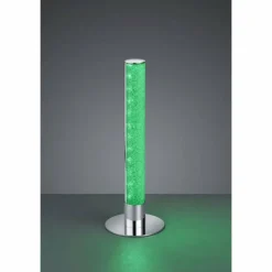 Luminaires Reality Éclairage Led|Lampe à poser Reality LEIA LED Chrome, 1 lumière, Télécommandes, Changeur de couleurs
