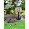 Lampe à poser Reality Roca LED Noir, 1 lumière