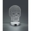 Luminaires Reality Éclairage Led|Lampe à poser Reality Skull LED Chrome, 1 lumière