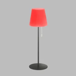 Lampe à poser SCHÖNER WOHNEN-Kollektion Talent LED Anthracite, 1 lumière, Télécommandes, Changeur de couleurs