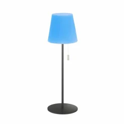 Lampe à poser SCHÖNER WOHNEN-Kollektion Talent LED Anthracite, 1 lumière, Télécommandes, Changeur de couleurs