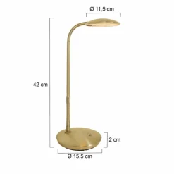 Luminaires Steinhauer Éclairage Led|Lampe à poser Steinhauer Zenith LED Laiton, 1 lumière
