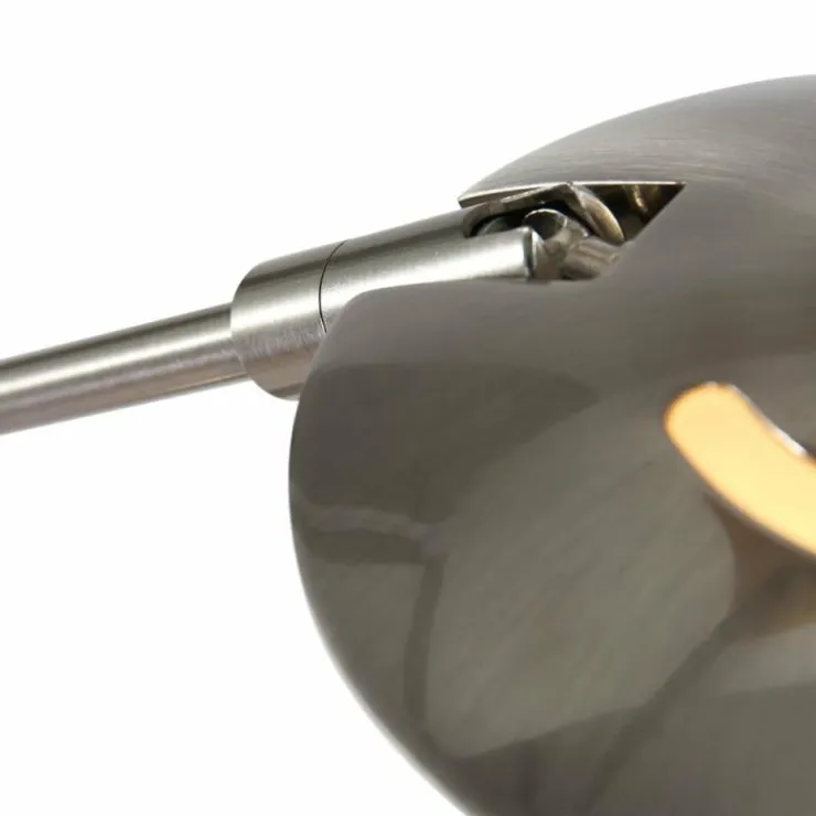 Luminaires Steinhauer Éclairage Led|Lampe à poser Steinhauer Zodiac LED Acier inoxydable, 4 lumières