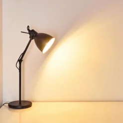 hofstein Lampes À Poser|Lampe à poser Timola Noir, 1 lumière