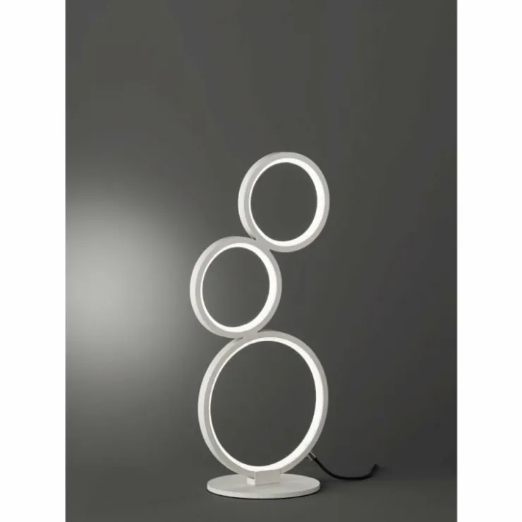 Luminaires Trio Éclairage Led|Lampe à poser Trio Leuchten RONDO LED Blanc, 1 lumière