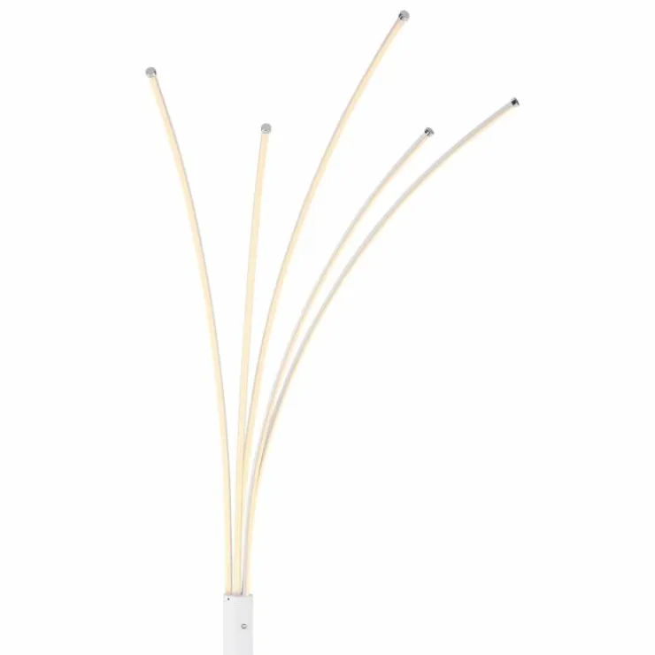 Luminaires Globo Lighting Lampadaires Et Lampes Sur Pied|Lampe courbe Globo BIZZY LED Blanc, 1 lumière