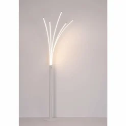 Luminaires Globo Lighting Lampadaires Et Lampes Sur Pied|Lampe courbe Globo BIZZY LED Blanc, 1 lumière