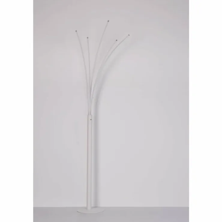 Luminaires Globo Lighting Lampadaires Et Lampes Sur Pied|Lampe courbe Globo BIZZY LED Blanc, 1 lumière
