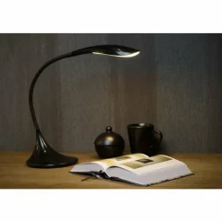 Luminaires Lucide Éclairage Led|Lampe de bureau Lucide EMIL LED Noir, 1 lumière
