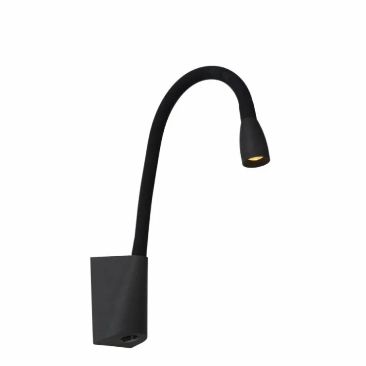Luminaires Lucide Éclairage Led|Lampe de chevet Lucide GALEN-LED Noir, 1 lumière